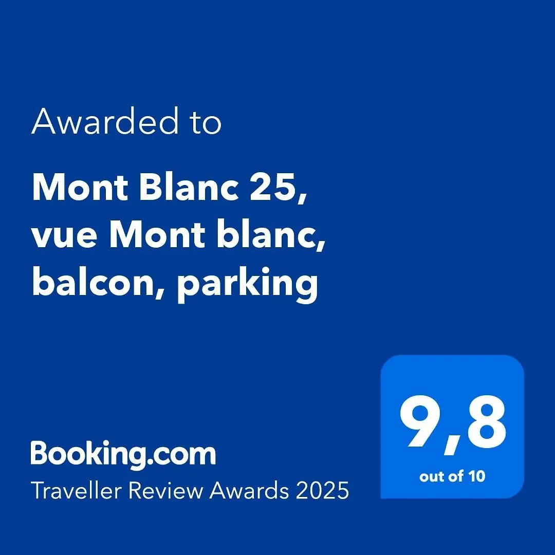 Mont Blanc 25, Vue Mont Blanc, Balcon, Parking Apartment Chamonix